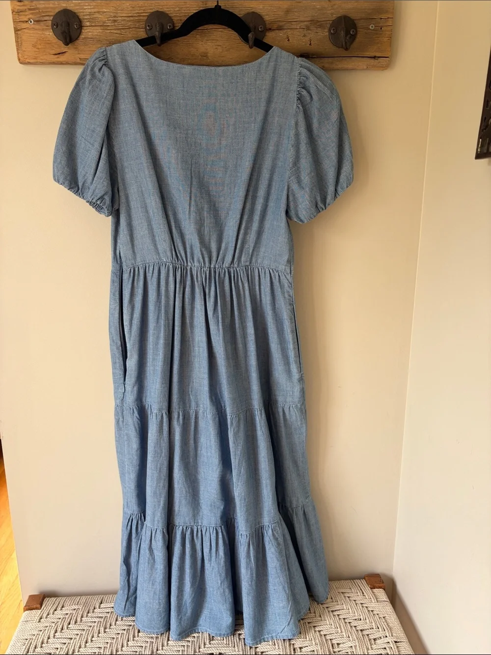 J Crew  Tiered Maxi Dress